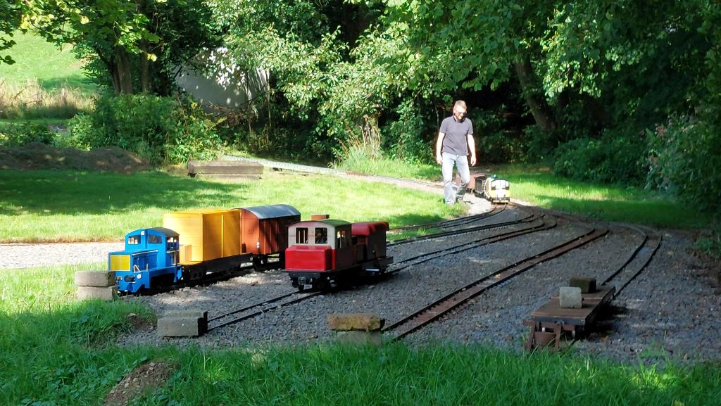 Rangieren am Haltepunkt "Zur toten Katze"